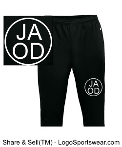 Youth Trainer Pant Black - Youth Sizes Design Zoom